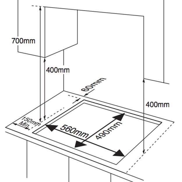 Dujinė kaitlentė SAMSUNG NA64H3010AK 2