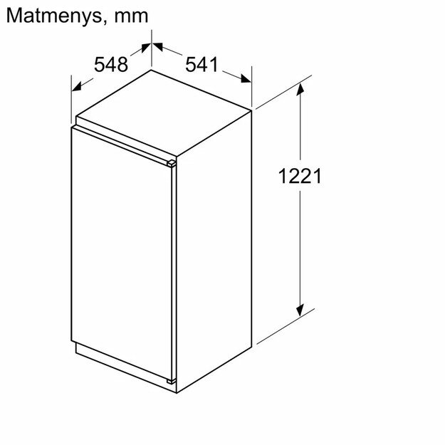 Įmontuojamas šaldytuvas Bosch KIR41NSE0 3