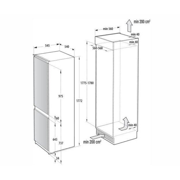Šaldytuvas Hisense RB3B250SAWE 8