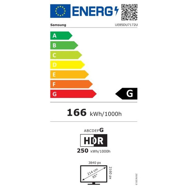 Televizorius Samsung UE85DU7192UXXH 2