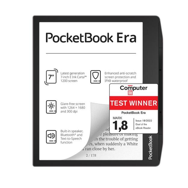 E-Reader|POCKETBOOK|Era|7 |1264x1680|1xUSB-C|Bluetooth|Silver|PB700-U-16-WW