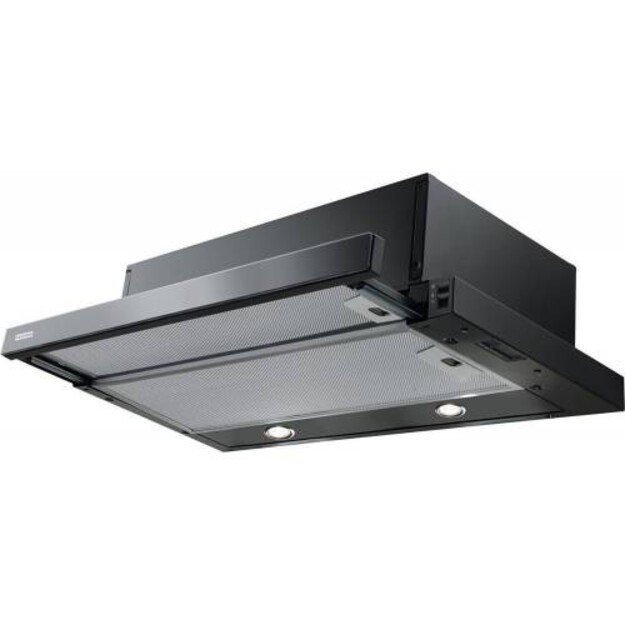Įmontuojamas gartraukis Franke Telescopic Glass FTC 601 BK GL, 110.0439.279, juodas stiklas