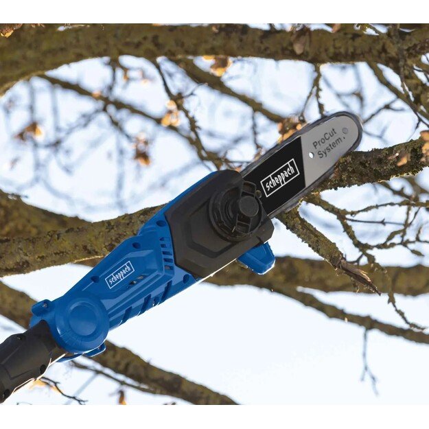 Akumuliatorinės gyvatvorių žirklės - aukštapjovė Scheppach C-PHTS410-X, 5912404900 ampSCHEP 3