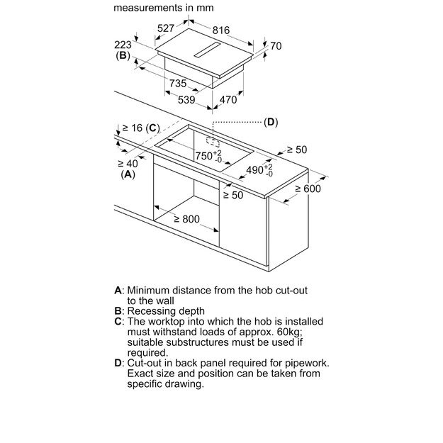 Kaitlentė BOSCH PXX875D67E 6