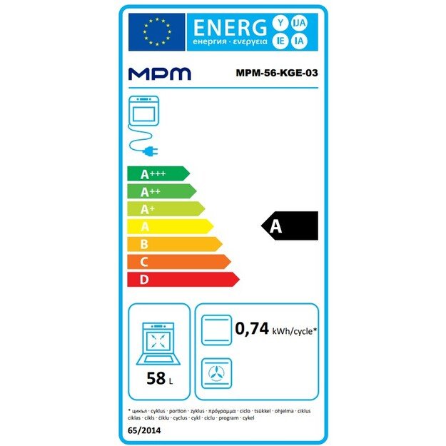 Viryklė MPM MPM-56-KGE-03 1