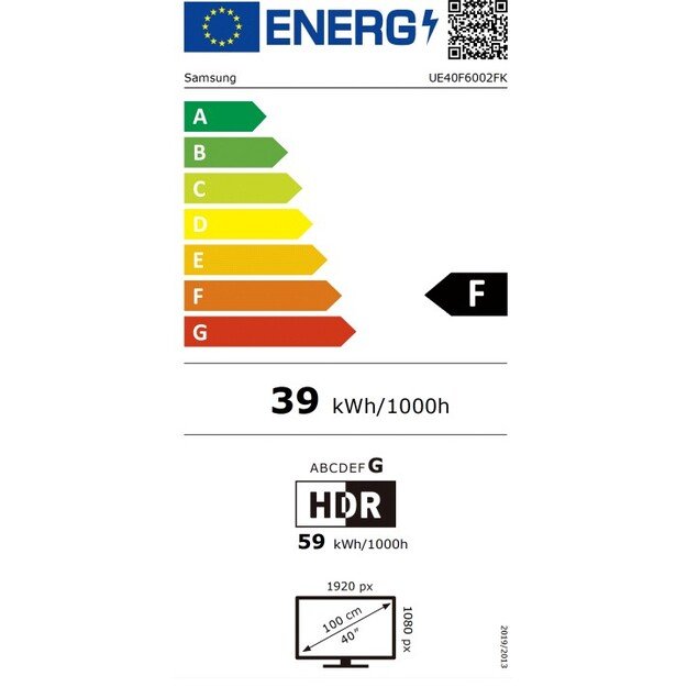 LED Televizorius Samsung Full HD F6000, UE40F6002FKXXH 2