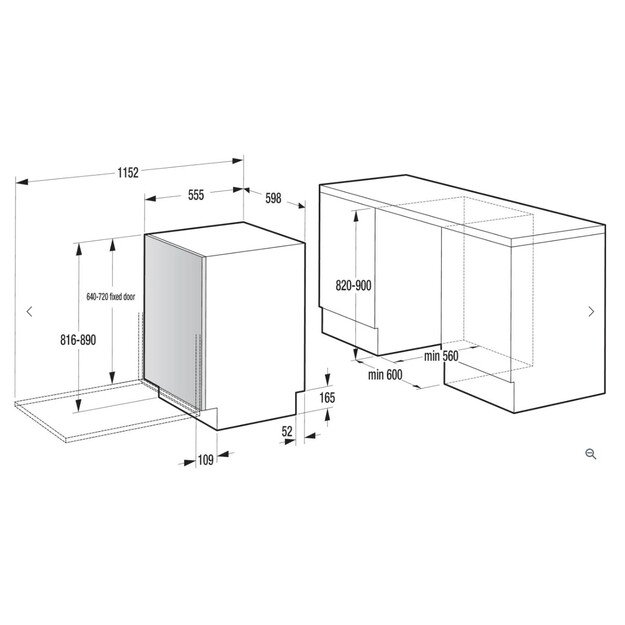 Indaplovė Gorenje GV16D5 1