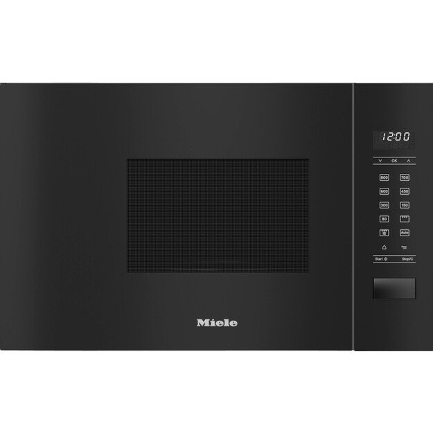 Įmontuojama mikrobangų krosnelė Miele M 2234 SC OBSW juoda 11103460