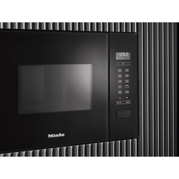Įmontuojama mikrobangų krosnelė Miele M 2234 SC OBSW juoda 11103460 1