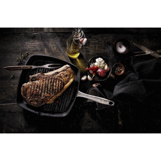 Rifliuota ketaus keptuvė Skottsberg 24x24cm 4