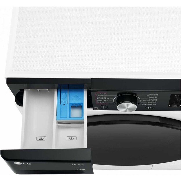 Skalbyklė-džiovyklė LG F4DR711S2H 2