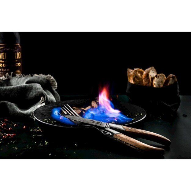 Steiko peilių rinkinys Forged Luxury Oak Wood 3