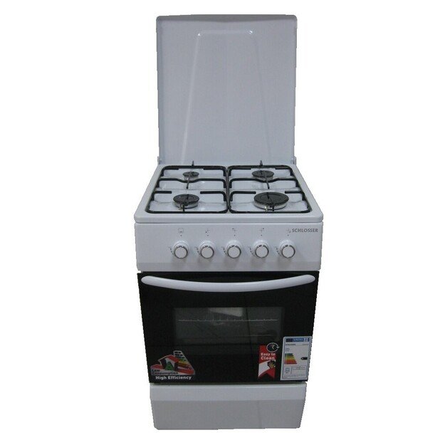 Dujinė viryklė su dujine orkaite Schlosser FS4401MXZW