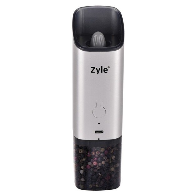 Įkraunamas druskos ir pipirų malūnėlis Zyle ZY9701GR