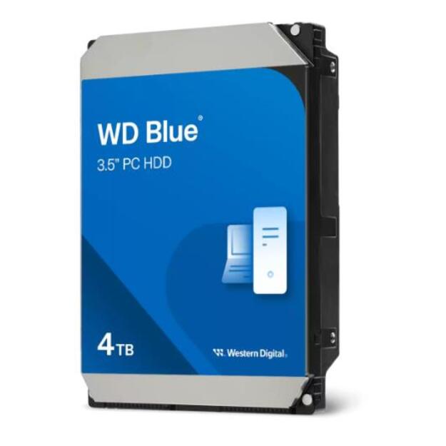 HDD|WESTERN DIGITAL|Blue|4TB|128 MB|5400 rpm|3,5 |WD40EZZX