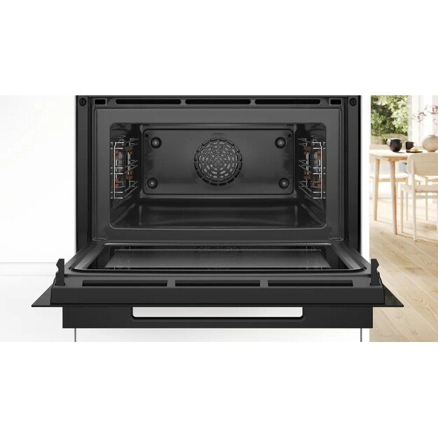 Įmontuojamoji kompaktinė orkaitė su mikrobangų funkcija Bosch CMG9241B1 3