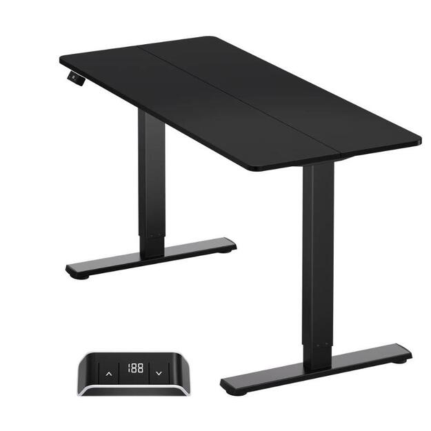 DESK MOTORISED/BLACK WDT221E-B ONKRON