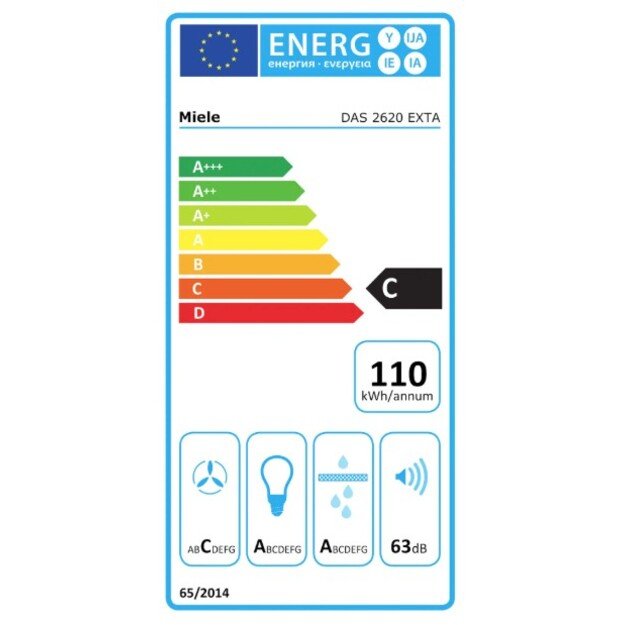 Įmontuojamas gartraukis Miele DAS 2620 EXTA, 11862380, be variklio 1