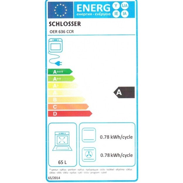Įmontuojama retro orkaitė Schlooser OER636CCR 1