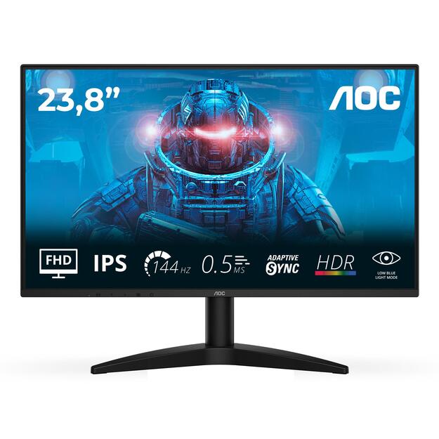 LCD Monitor|AOC|23.8  |1920 x 1080 pixels|Full HD|Native aspect ratio 16:9|LED|Flat|24B36X