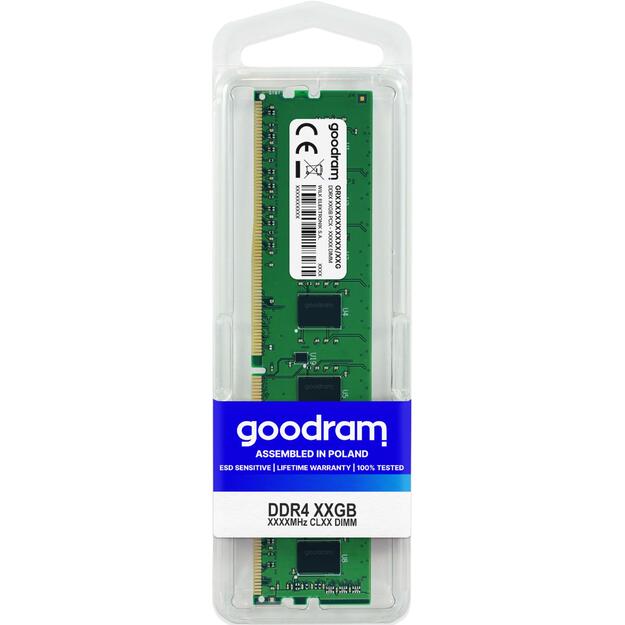 MEMORY DIMM 16GB PC25600 DDR4/GR3200D464L22/16G GOODRAM