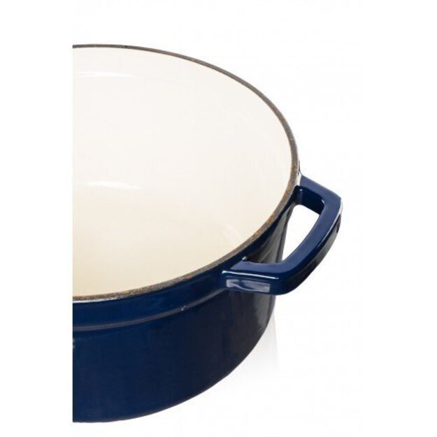 Grandfeu ketaus puodas, 4.7L, mėlynas 4