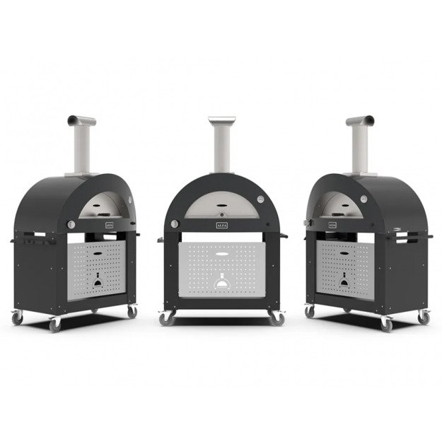 Hibridinė Picos Krosnis Alfa MODERNO 3 Pizze : Spalva - Ardesia Grey 3