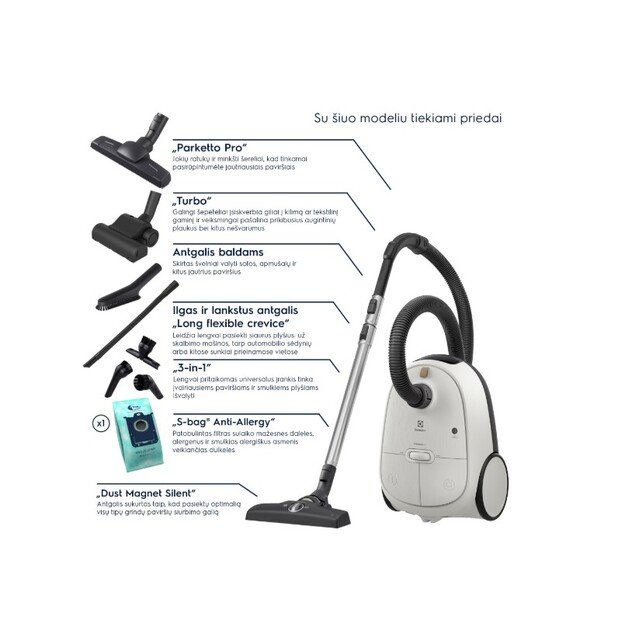 Dulkių siurblys Electrolux EB61H6SW 17