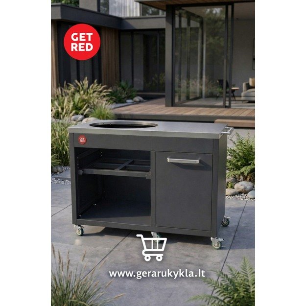 Kamado GET RED kepsninės stalas