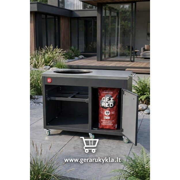 Kamado GET RED kepsninės stalas 1