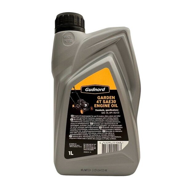 Alyva vejapjovei Garden 4T SAE30 1L, Gudnord, 20230101.10 ampGN