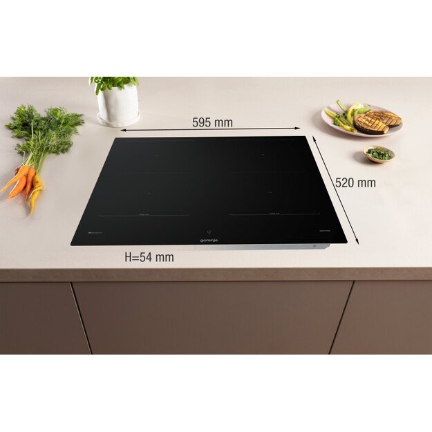 Įmontuojama indukcinė kaitlentė Gorenje G800, GI6443BSCWF, 60 cm 1