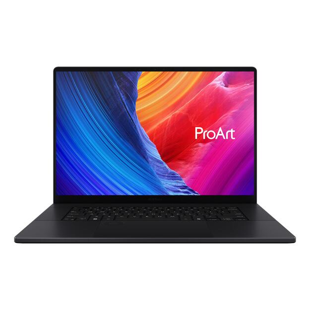 Notebook|ASUS|ProArt|H7606WP-SR231X Copilot+ PC|CPU AMD Ryzen AI 9 HX|370|2 GHz|16  |2880 x 1800 pixels|Yes|RAM 64 GB|LPDDR5x-SDRAM|SSD 2000 GB|Discrete graphics NVIDIA GeForce RTX 5070|8 GB|On-board graphics Yes|OS installed Windows 11 Pro|Colour Black|W