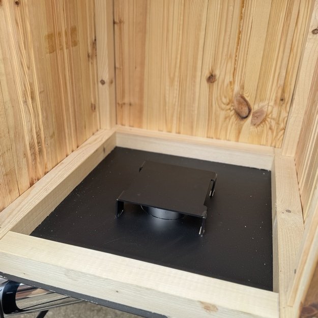 KALWOOD CLASSIC 225L medinė rūkykla 6