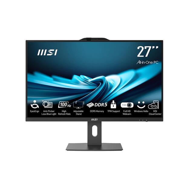 Monoblock PC|MSI|PRO|AP272P 14M|Business|All in One|CPU Core i5|i5-14400|2500 MHz|Screen 27 |RAM 16GB|DDR4|3200 MHz|SSD 512GB|Graphics card Intel UHD Graphics|Integrated|Windows 11 Pro|Colour Black|PROAP272P14M-496EU