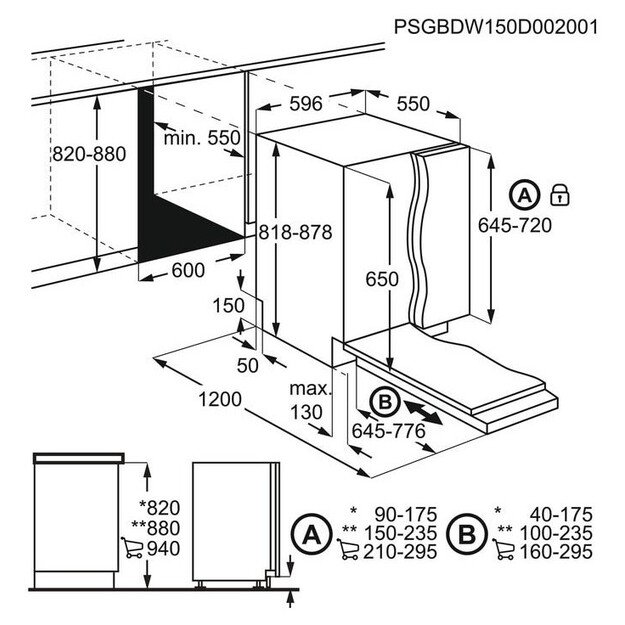 Įmontuojama indaplovė Electrolux EES47310L 9