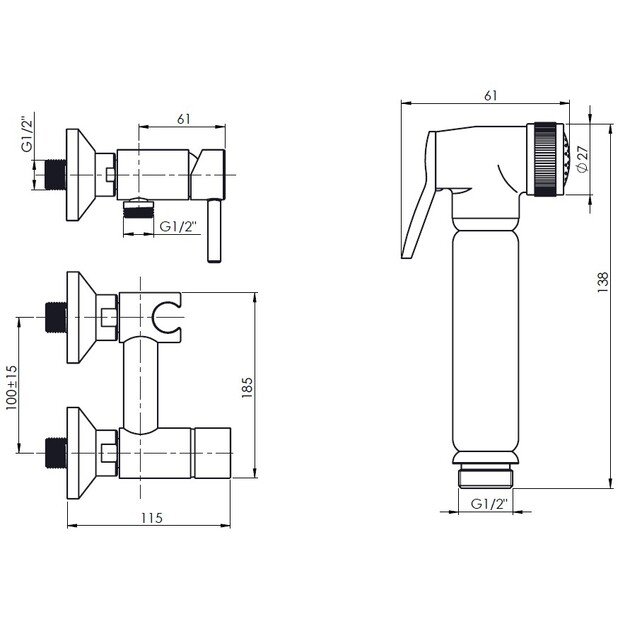 Bide mai&scaron;ytuvo komplektas Rubineta Onyx 625134 2