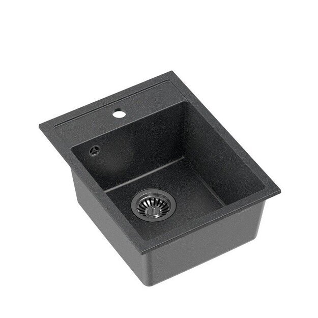 Virtuvinė plautuvė Quadron JOHNNY 90 HCQJ3950CZK, juoda 1