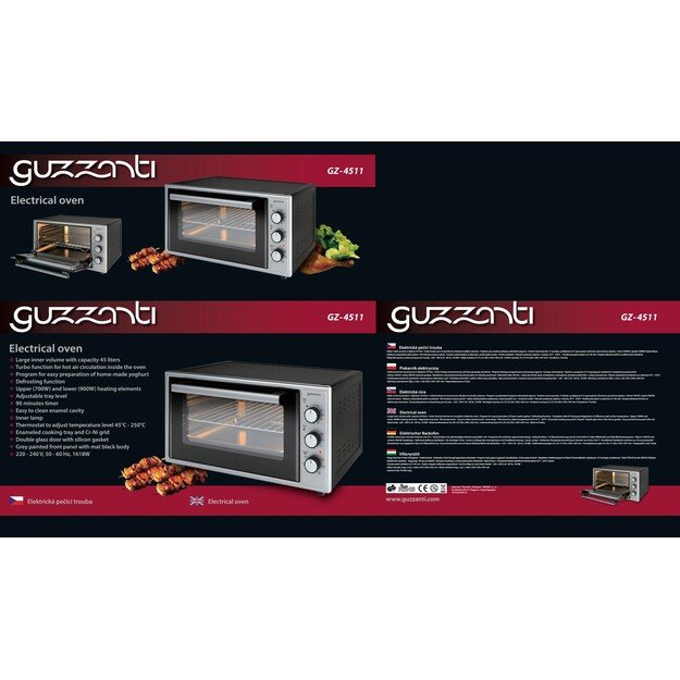 Elektrinė orkaitė GUZZANTI GZ-4511 1