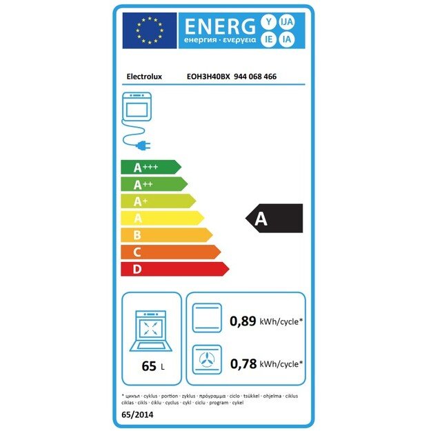 Orkaitė ELECTROLUX EOH3H40BX 5