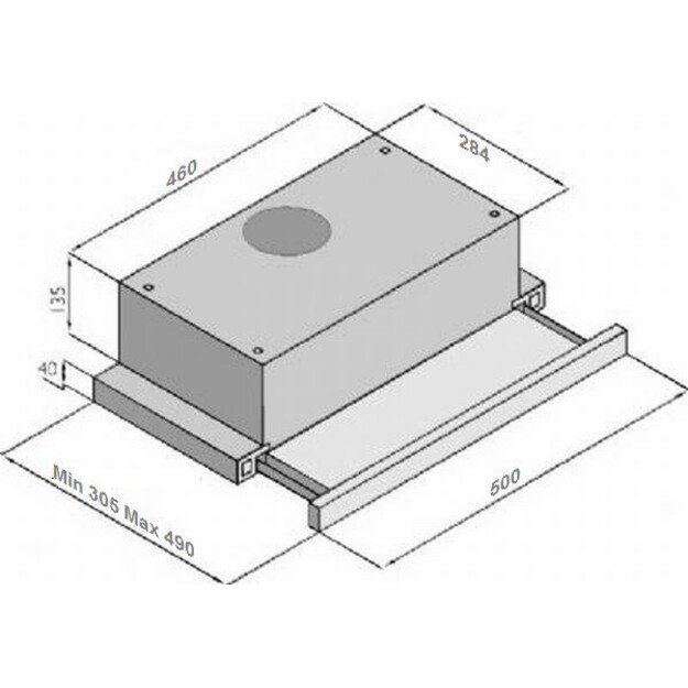 Įmontuojamas gartraukis Schlosser RH15MFFX-50 2