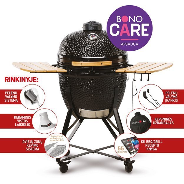 Kamado Bono GRANDE (juoda)