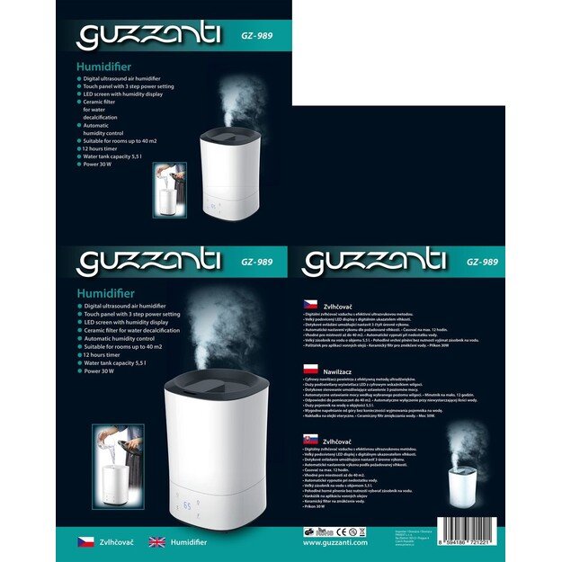 Drėkintuvas GUZZANTI GZ-989