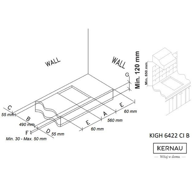 Kaitlentė Kernau KERNAU KIGH 6422 CI B