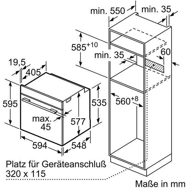 Orkaitė BOSCH HBG675BS1