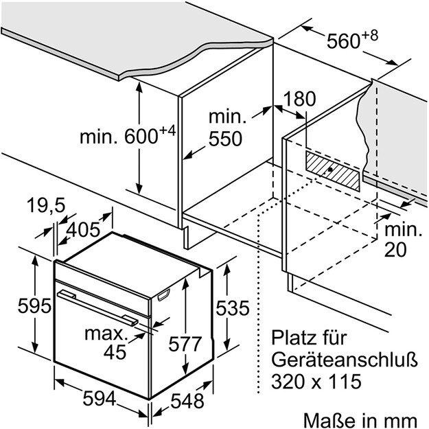 Orkaitė BOSCH HBG675BS1