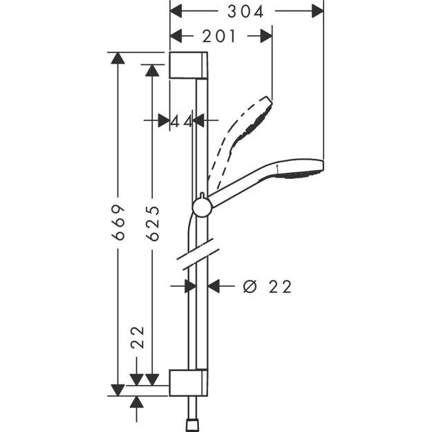 Dušo komplektas Hansgrohe 26563400