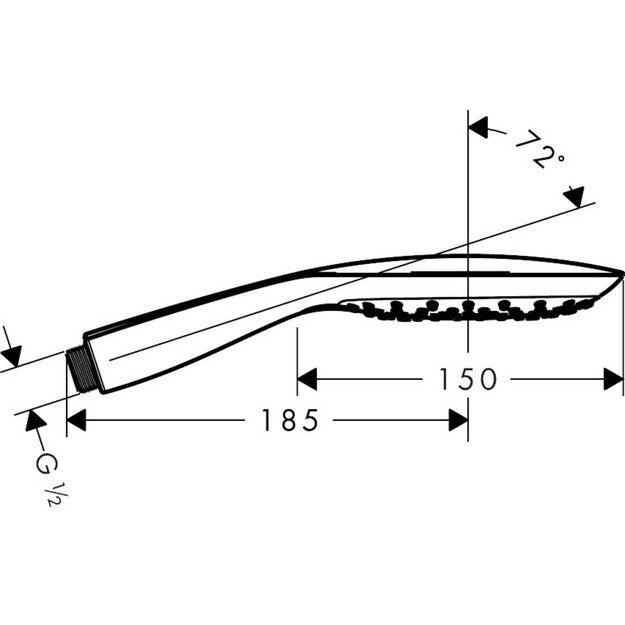 Rankinis dušas Hansgrohe Raindance Select E 26551000