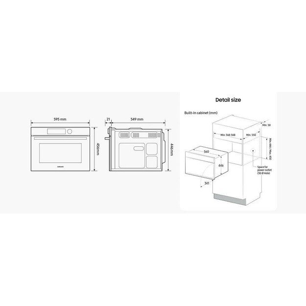 Orkaitė Samsung NQ5B6753CAK