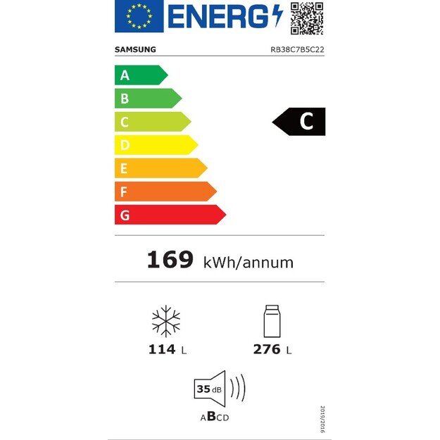 Šaldytuvas Samsung RB38C7B5C22